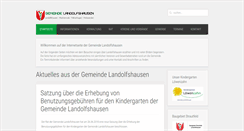 Desktop Screenshot of landolfshausen.de