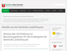 Tablet Screenshot of landolfshausen.de